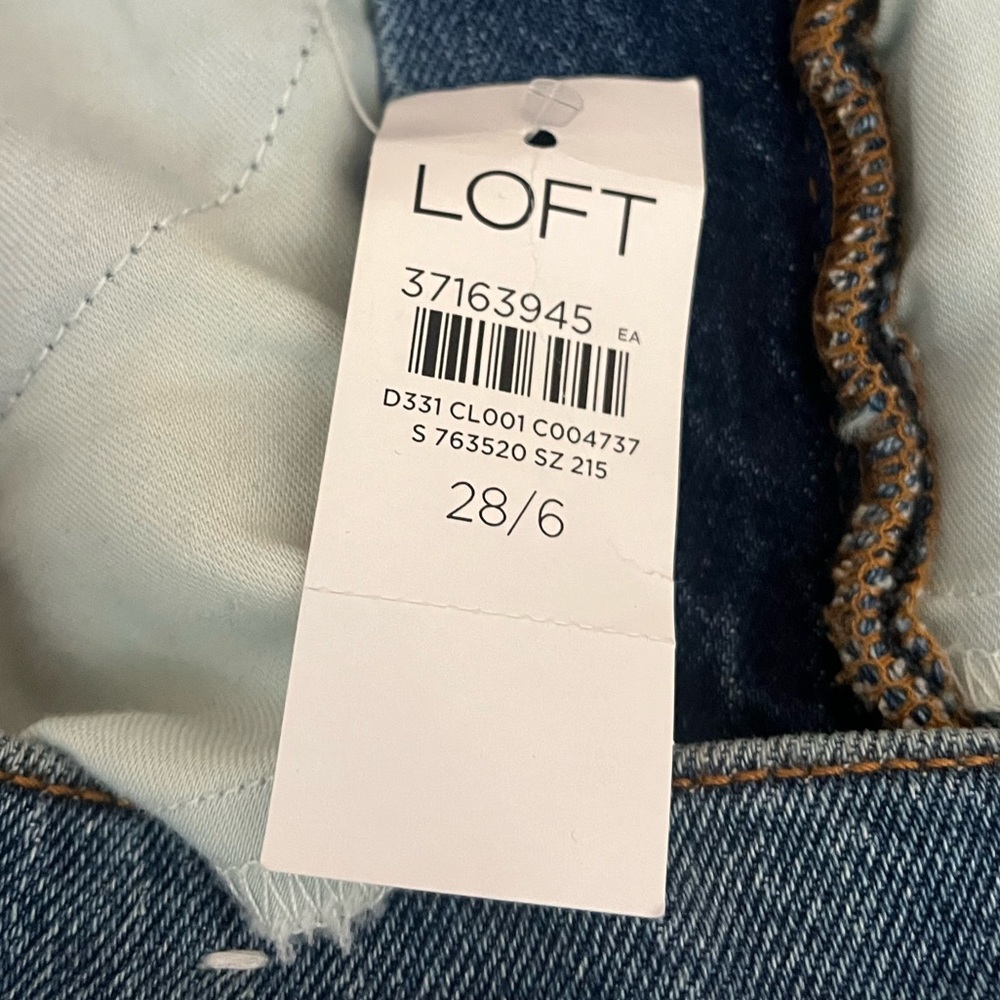 {LOFT} High Rise Super Flare Jeans in Vintage Indigo Wash - Womens 28 / 6 - NWT - Picture 11 of 11